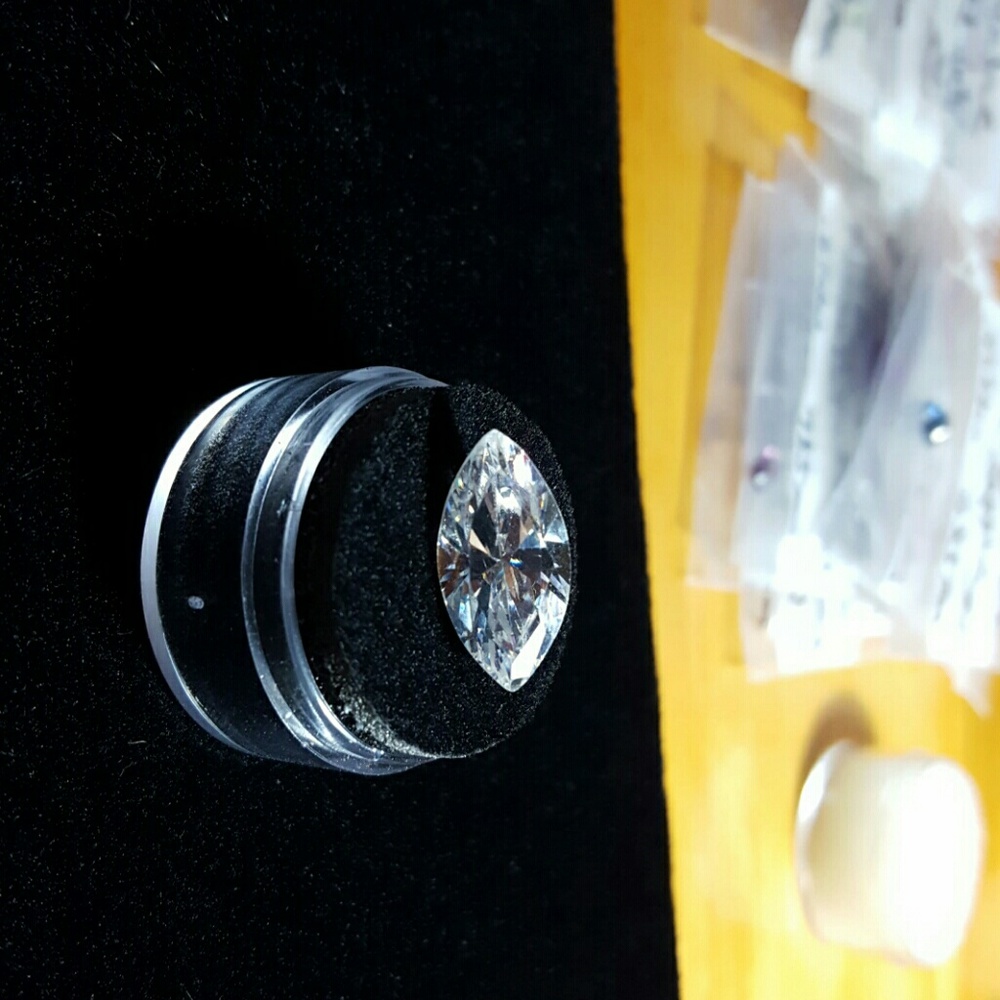 Marquise Cut White Sapphire Stunning!